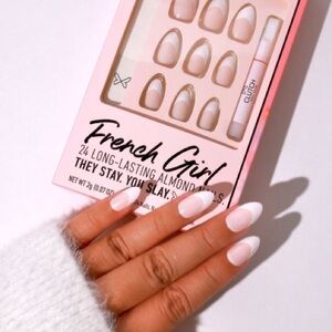 Clutch Nails French Girl Almond Nails